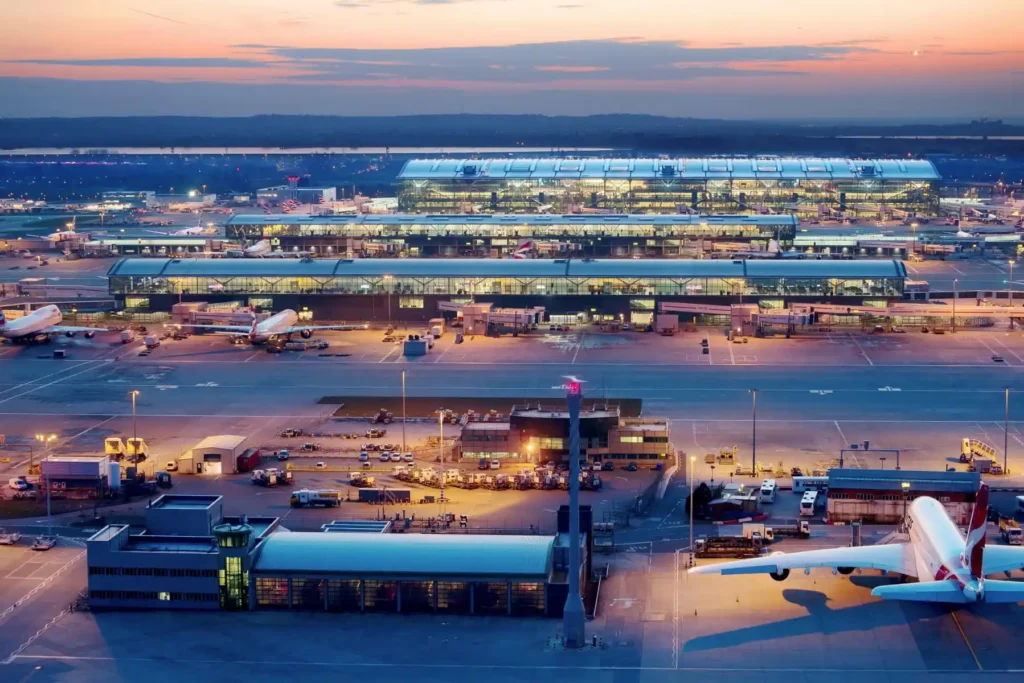 Terminal Entrance of Heathrow Airport