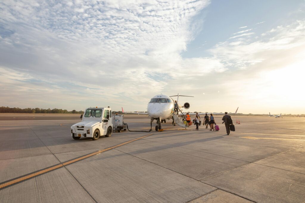 Private Jet Flying out of LHR to BCN